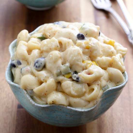Southwestern mac and cheese