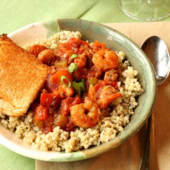 Shrimp Jambalaya Quinoa
