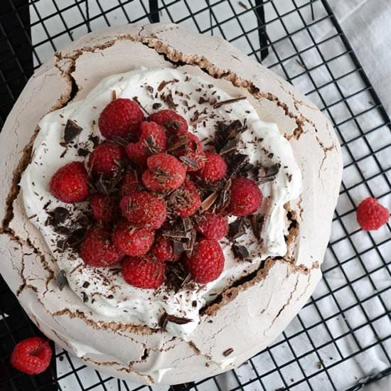 Chocolate Pavlova