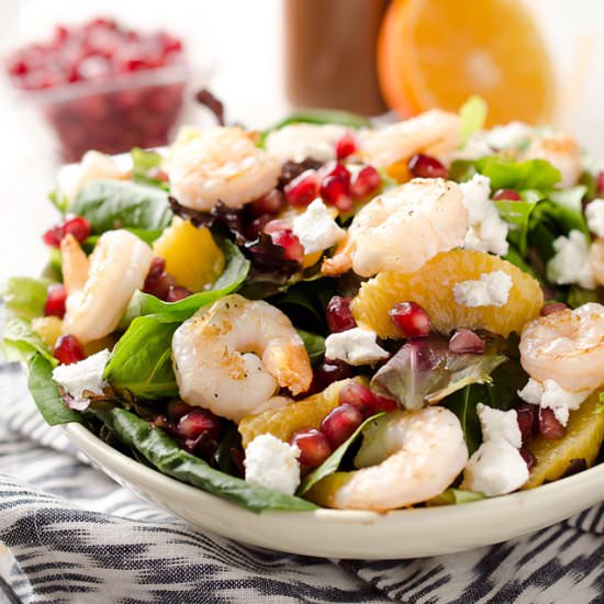 Winter Fruit & Shrimp Salad