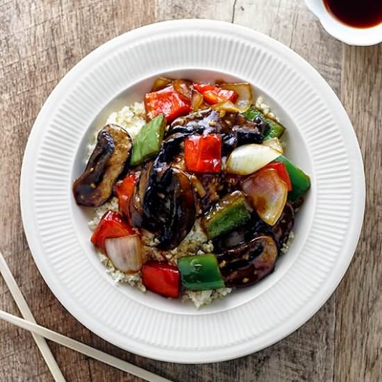 Portabello Chinese Pepper Steak