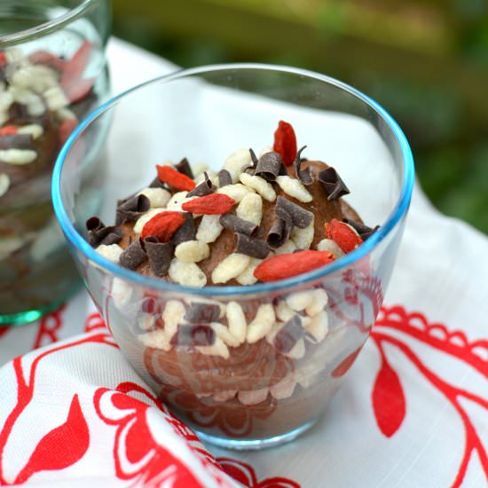 Chocolate Chia Dry Fruits Pudding