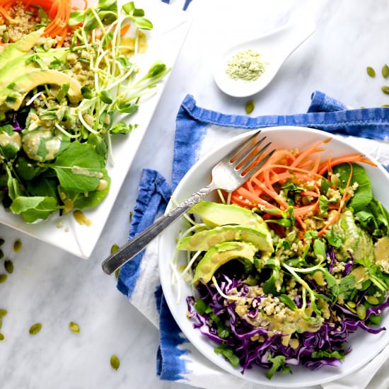 Tahini and Wasabi Dressing