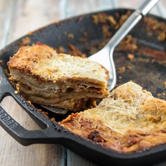 Vegetarian Bechamel Lasagna
