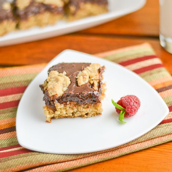 Oat Fudge Bars