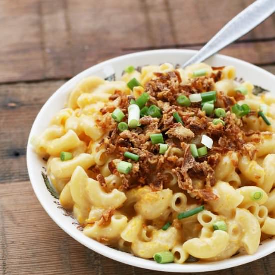 Light, Stovetop Mac & Cheese