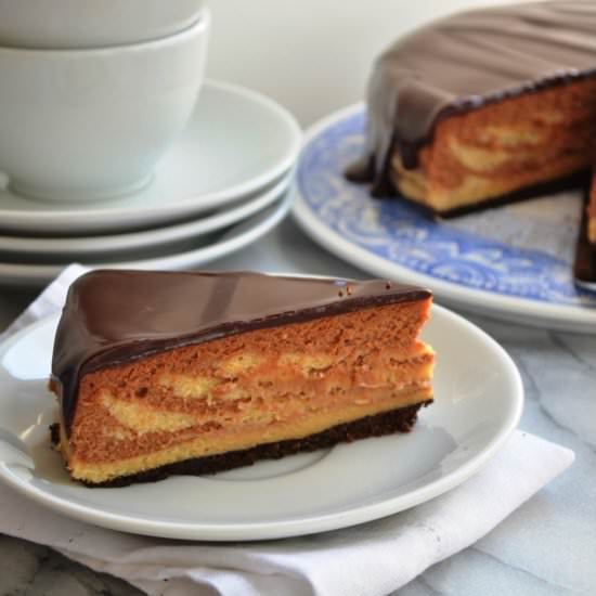 Chocolate & Peanut Butter Cheescake