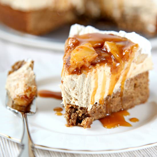 Caramel Apple Cheesecake