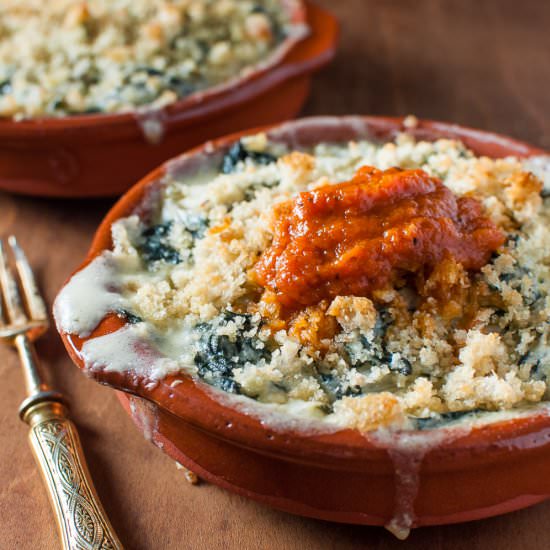 Swiss chard gratin