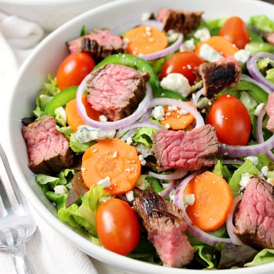 Steak and Blue Cheese Salad