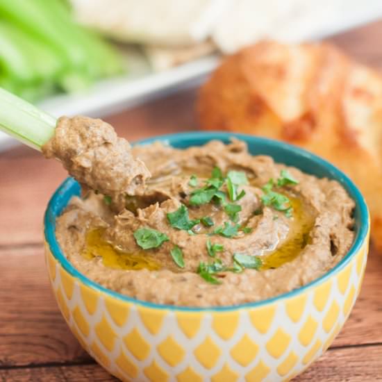 Roasted Garlic Eggplant Dip