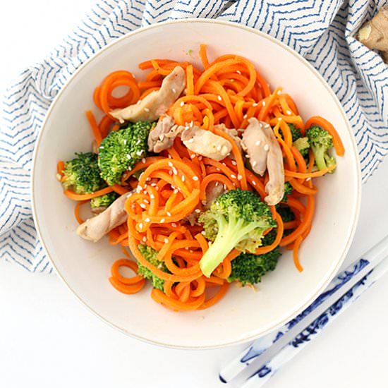 Sesame Ginger Chicken Stir Fry