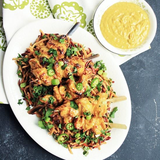 Cashew Chicken Satay
