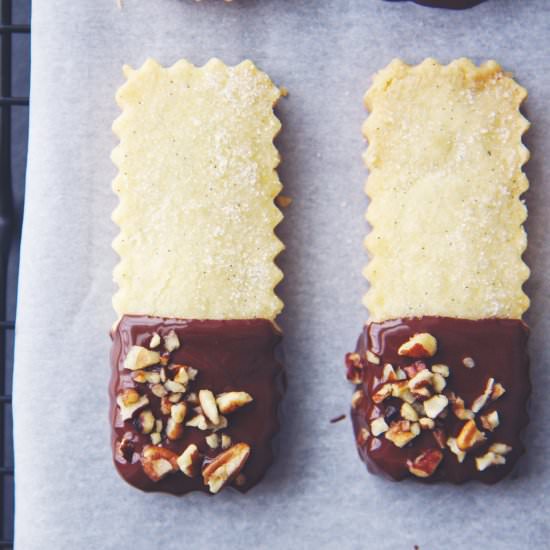 Chocolate Dipped Shortbread