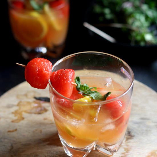 White wine sangria