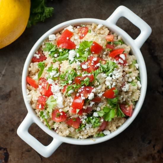 Healthy Quinoa Avocado Salad
