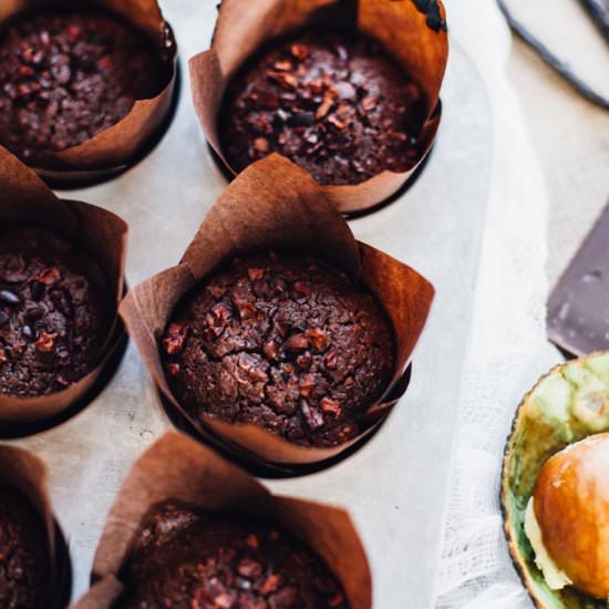 Gluten Free Avocado Brownies