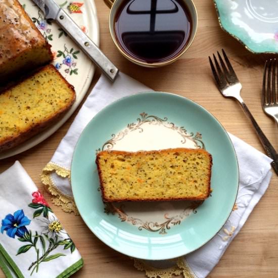 Clementine Poppy Seed Pound Cake