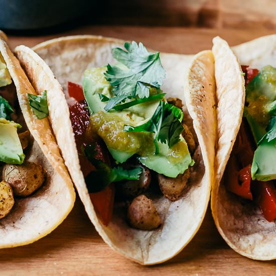 Potato Street Tacos Jalapeno Salsa