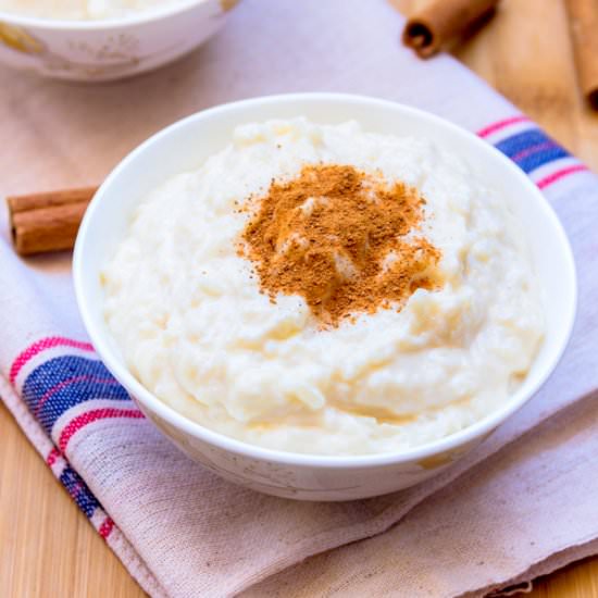 Vanilla Rice Pudding
