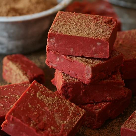 Red Velvet Fudge