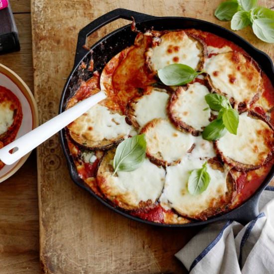 Stacked Eggplant Parmesan
