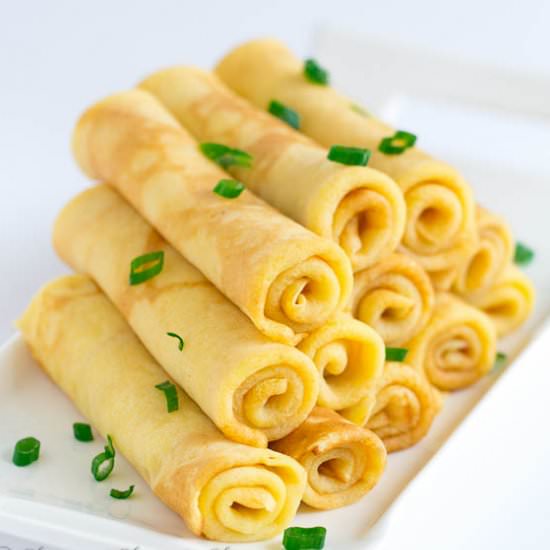 Savory Cheese Crepes