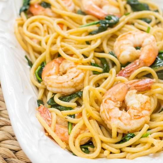 Blackened Shrimp Pasta