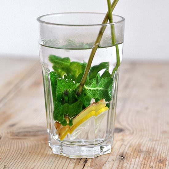 Ginger, Lemon and Mint Tea