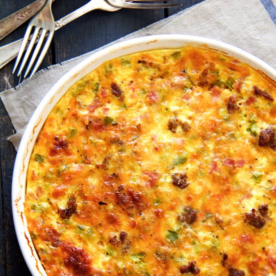 Crustless Quiche