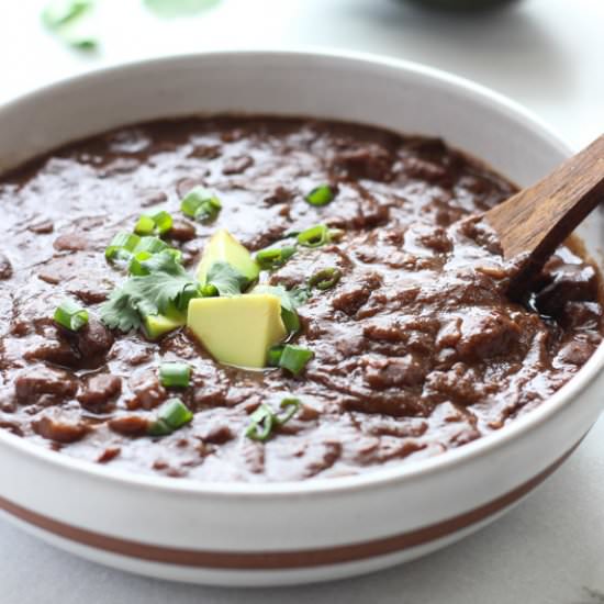 Slow Cooker Black Bean Soup