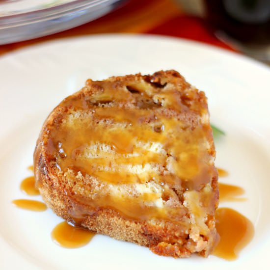Caramel Apple Bundt Cake