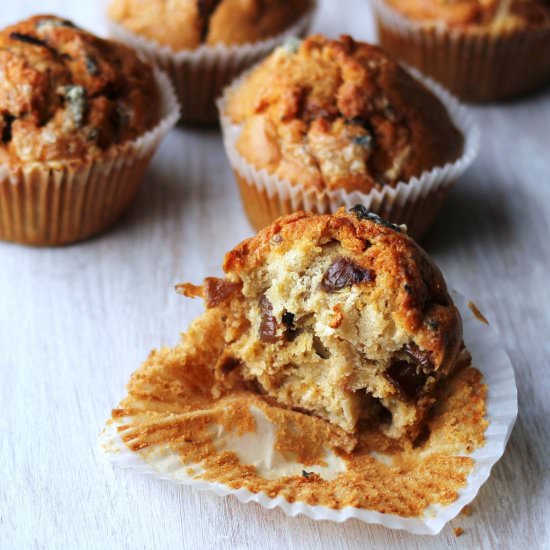Stilton & Caramelised Onion Muffins