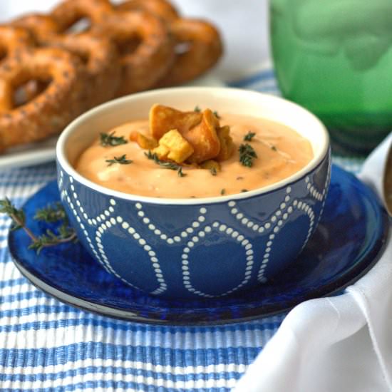 Port Wine Cheese Soup