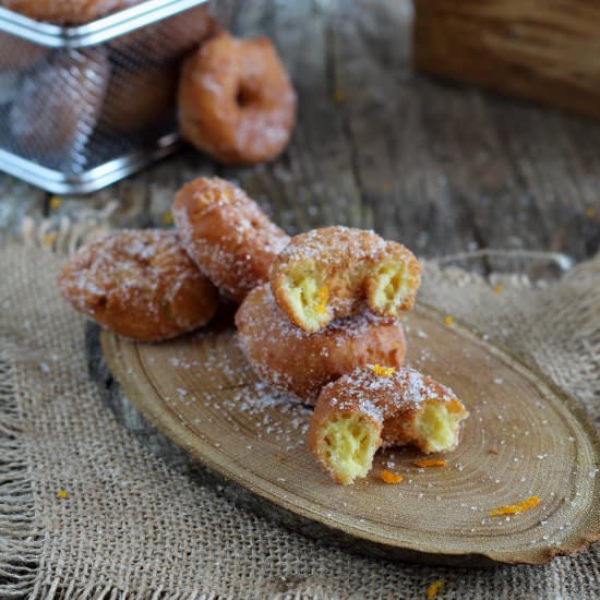 Cinnamon Orange Sugar Donuts