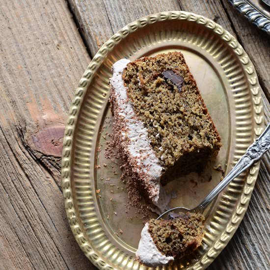 Mocha Coconut Flax Cake
