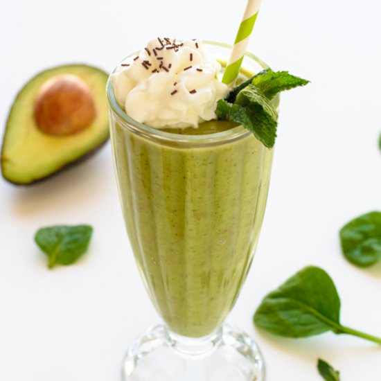Skinny Shamrock Shake Mint Smoothie