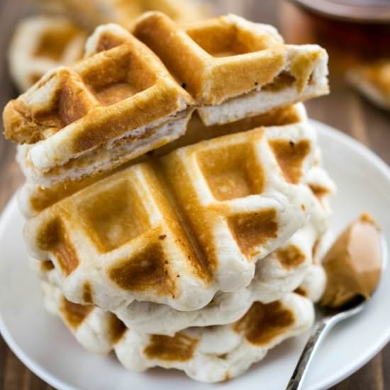 Peanut Butter Waffle Dippers