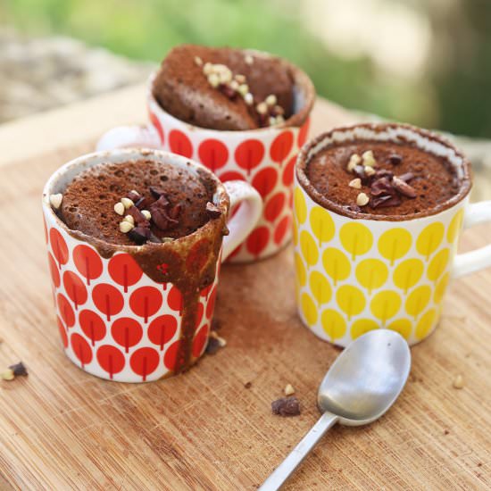 3-Min Healthy Chocolate Mug Cake
