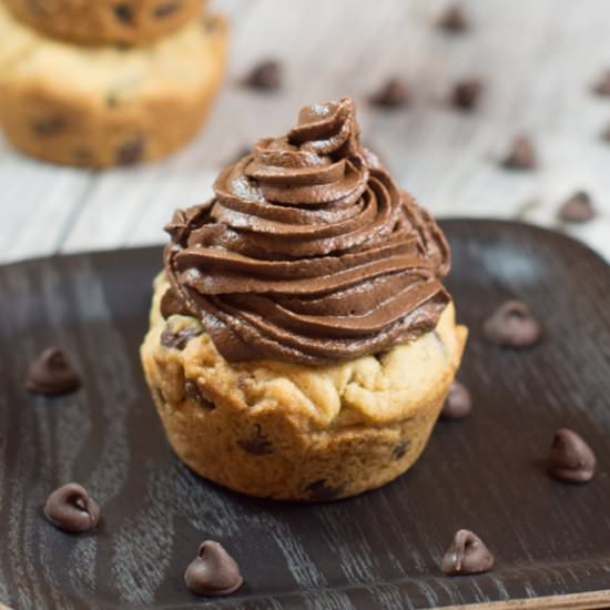 Chocolate Chip Cookie Cups