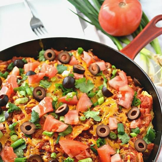 Mexican Pizza Skillet
