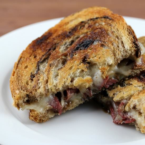 Corned Beef Grilled Cheese