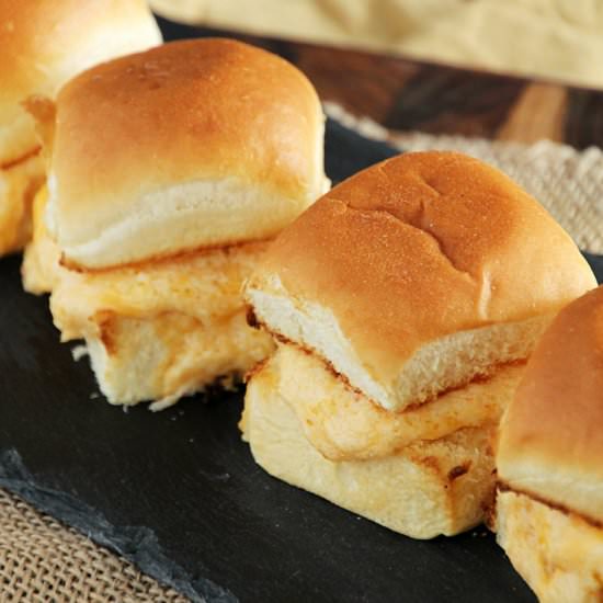 Cheesy Crab Sliders