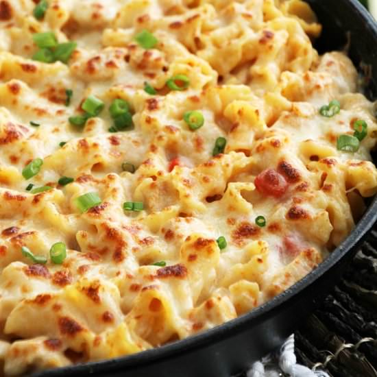 Roasted Red Pepper Chicken Alfredo