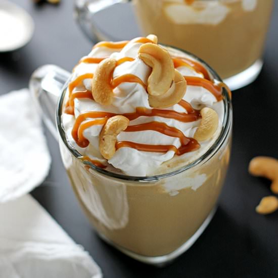 Salted Caramel Cashew Latte