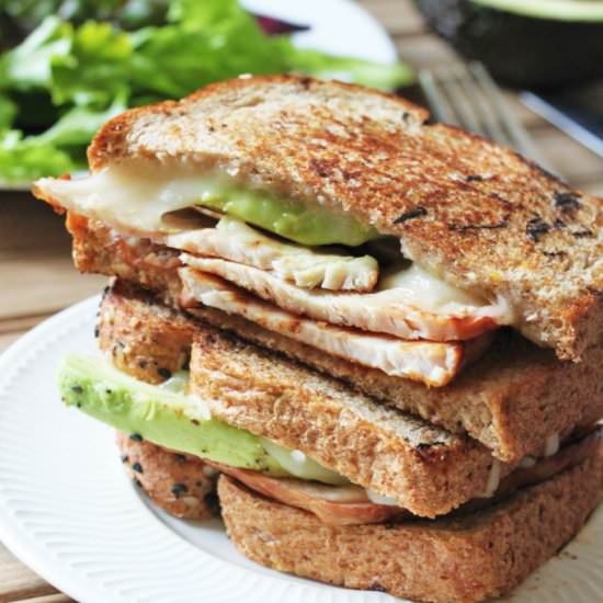 Turkey Avocado Grilled Cheese