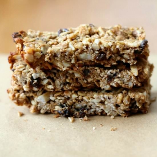 Almond Raisin Granola Bars