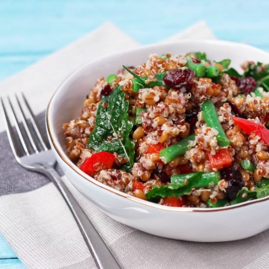 Quinoa and Wheatberry Salad