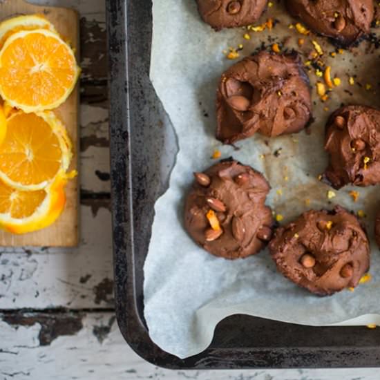 Chocolate, Orange, and Almond Cookie