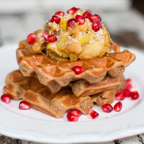 Vegan Buckwheat Waffles